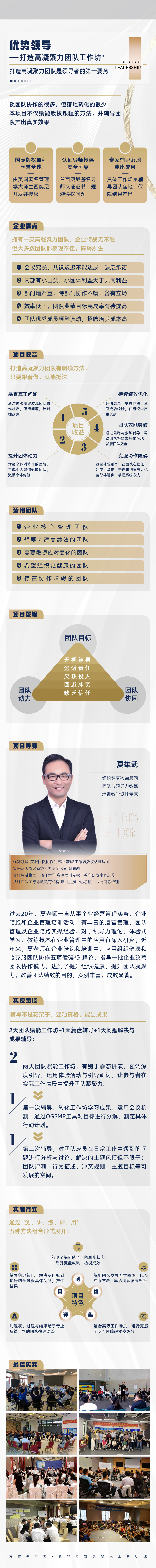优势e世博网站领导—打造高凝聚力团队工作坊®